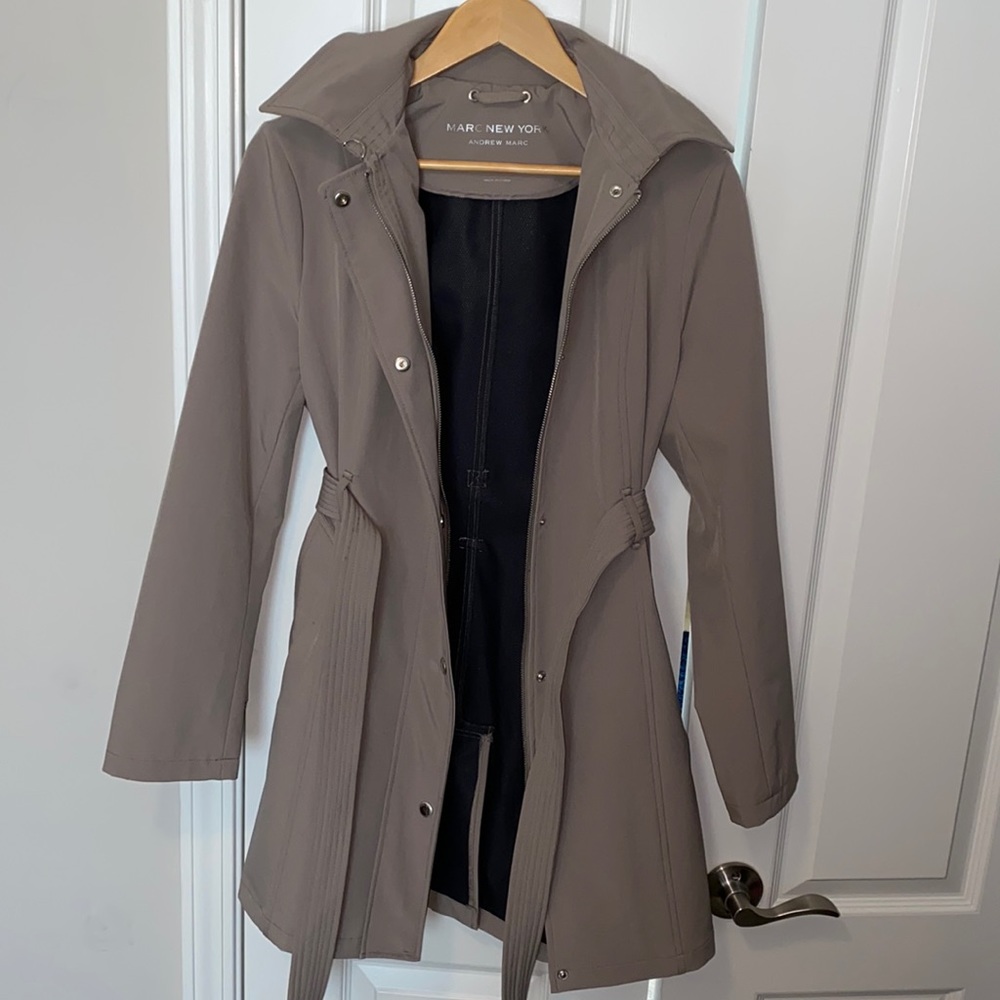Marc New York - grey trench coat (Andrew Marc)